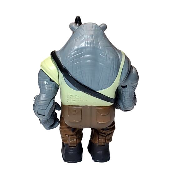 TMNT Teenage Mutant Ninja Turtles Mayhem Rocksteady 4" Villain Action Figure Toy - Picture 4 of 10